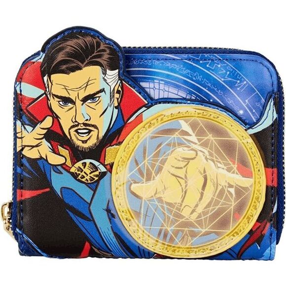 Loungefly Marvel Dr Strange Glow in the Dark Multiverse Wallet - Picture 1 of 5